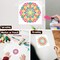 Mandala & Diwali Rangoli Stencils Set – Reusable PET Painting Templates (4", 6", 12") for DIY Crafts on Walls, Wood, Fabric, Furniture, Floors, Tiles, Rocks & Home Decor